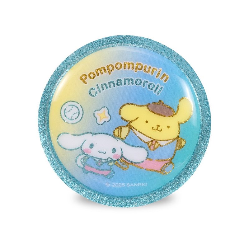 三麗鷗聯名 替換式LED魔鬼氈徽章-大耳狗&布丁狗 發光 書包徽章 - 徽章/別針 - 其他材質 藍色