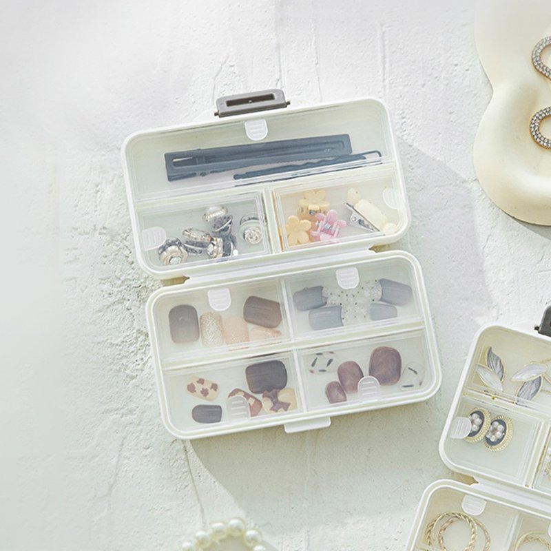 Japan Shuangshan Portable 7-Day Pill Packaging Storage Box/Pill Box (Large Style) - 3 Packs - กล่องเก็บของ - พลาสติก ขาว