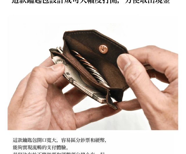 Key case, rotating key storage, coin purse, bill compartment