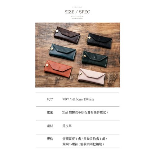 Key case, rotating key storage, coin purse, bill compartment