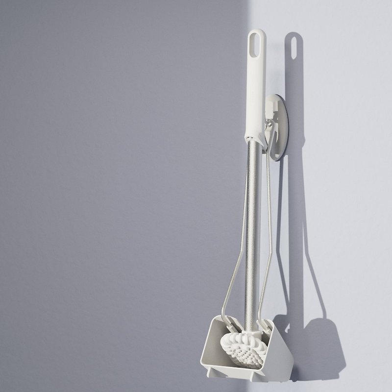 Tidy Brush | Revolutionary Toilet Cleaning Tool - อุปกรณ์ห้องน้ำ - ซิลิคอน ขาว