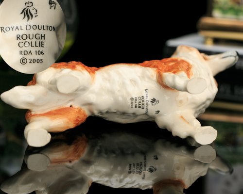 ロイヤルドルトンRoyal Doultonイギリス製犬の親子置物