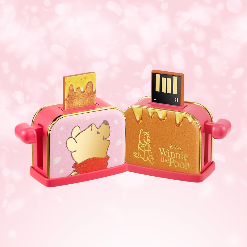 InfoThink Winnie the Pooh Honey Spit Driver's Flash Drive (Sakura Limited Edition) 16GB - USB Flash Drives - Other Materials Pink