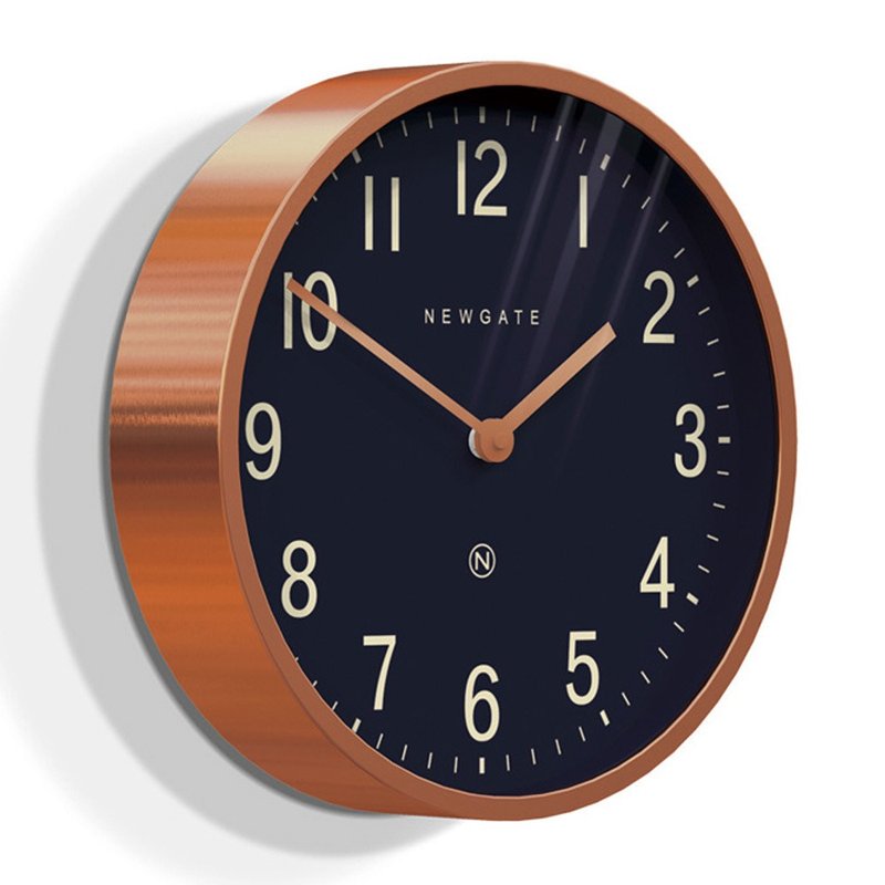 British style clock - Duke of Edward - Red Copper - 30cm - Clocks - Copper & Brass Multicolor