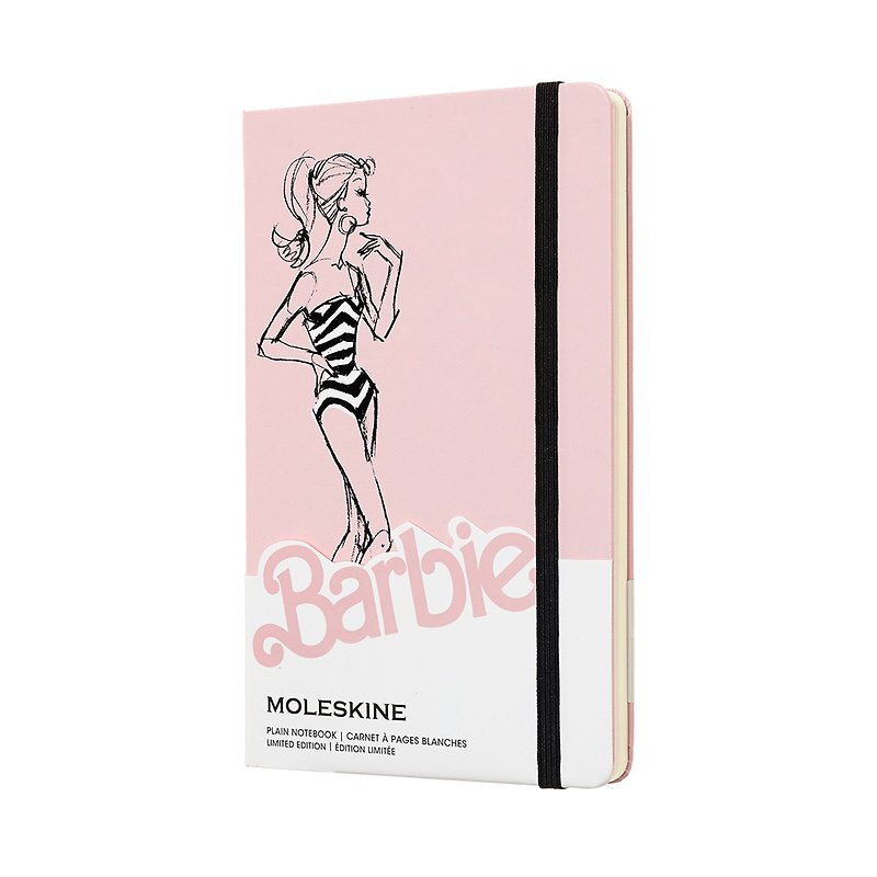 【Special Offer】MOLESKINE Barbie Notes L-shaped Blank Swimsuit - Notebooks & Journals - Paper Multicolor