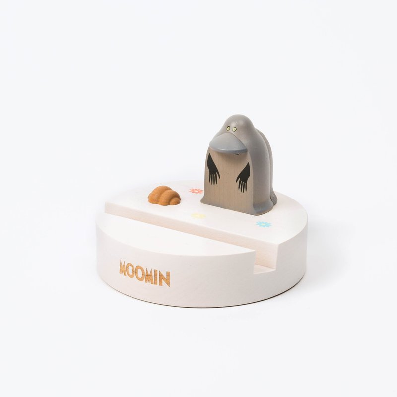 【The Groke】Moomin Phone Holder | Wooderful life - Phone Stands & Dust Plugs - Wood Multicolor