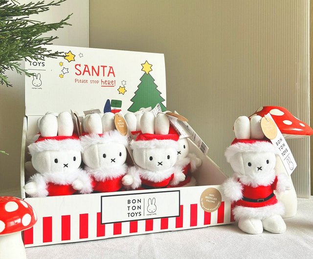 ミッフィーぬいぐるみ クリスマス サンタクロース グッズ｜光の街の