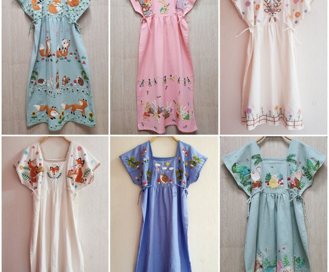 Hand Embroidered Dresses