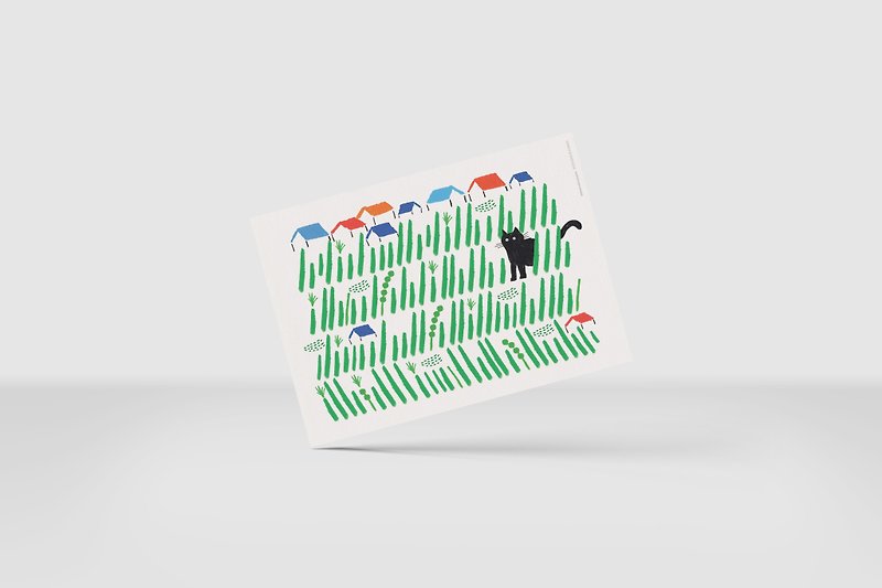かくれんぼカード（A5/A6） - カード・はがき - 紙 グリーン