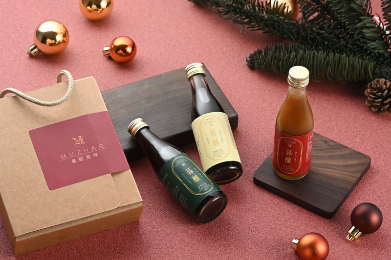 Artisan Soy Sauce Gift Set (50ml X 3pc) - เครื่องปรุงรส - แก้ว สีแดง