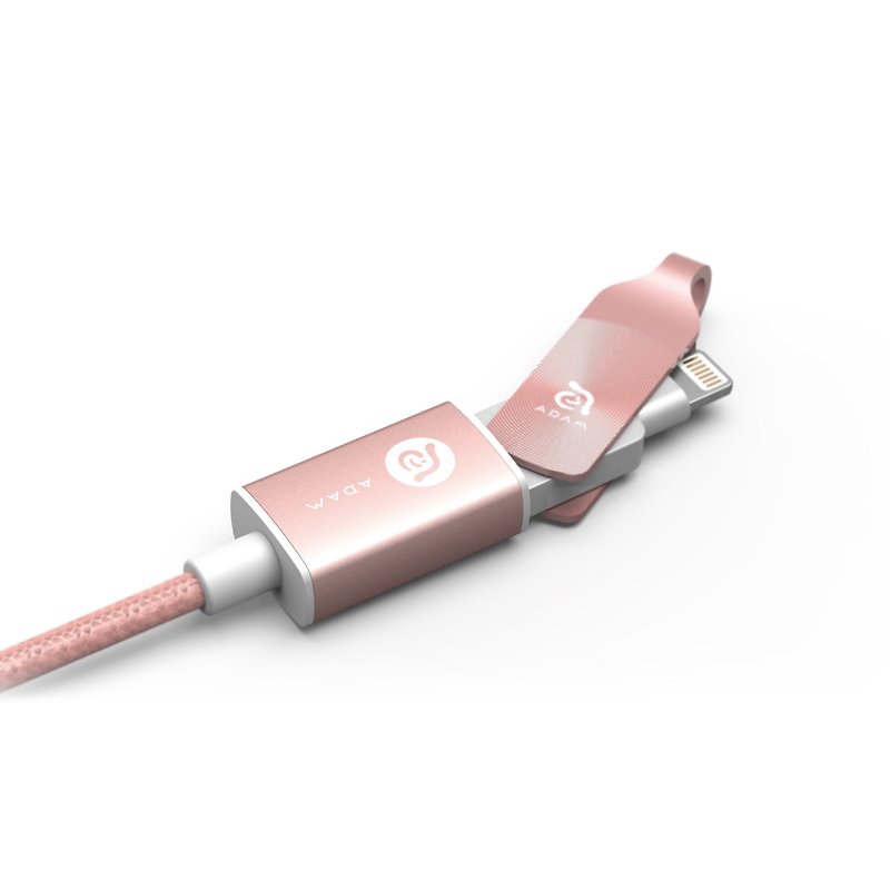 PeAk AFM13 USB3.1 male to female adapter USB3.1 Rose Gold 4714781445771 - Chargers & Cables - Other Metals Pink