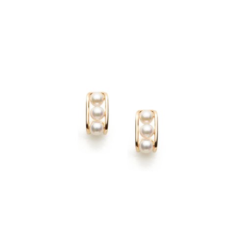 ARTISMI 典雅珍珠耳環 925銀厚鍍18K金 Demi Pearl Earring
