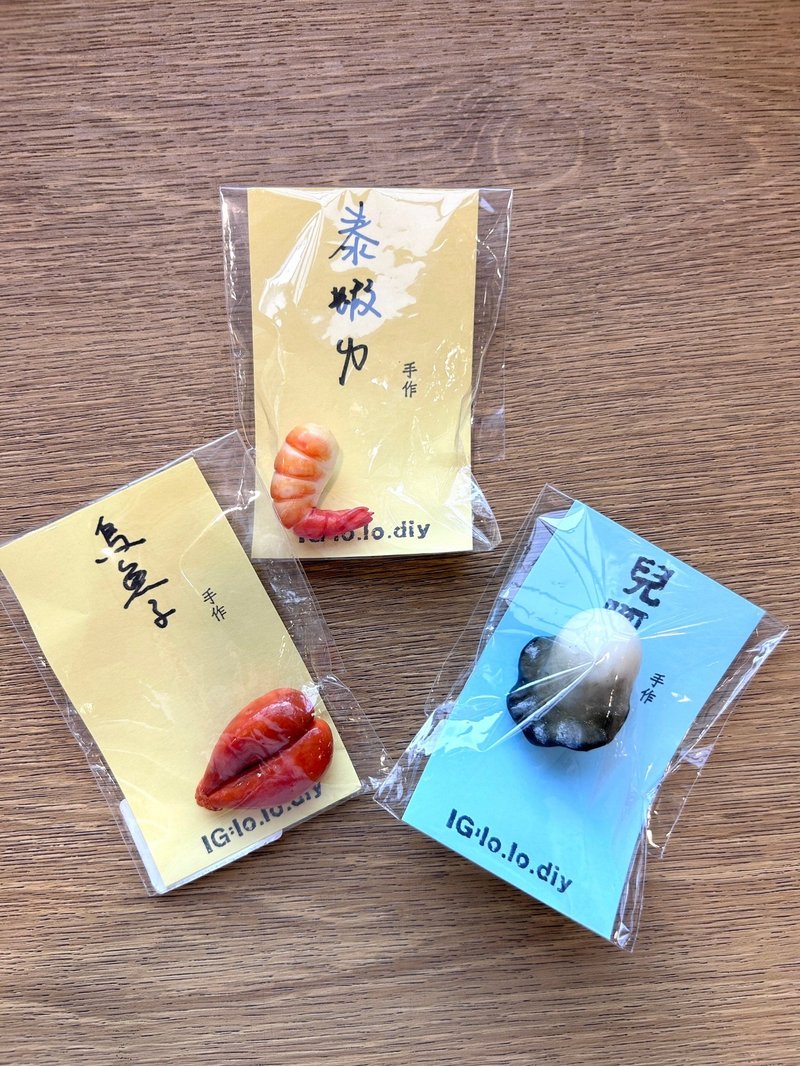 LOLO handmade-Tainan snack series magnets - Magnets - Clay 