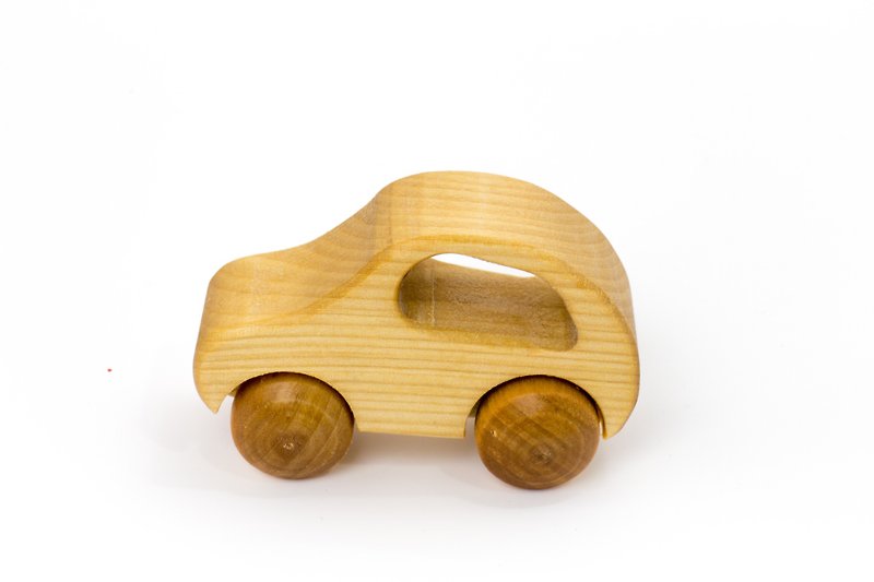 [Out of print product] Chunmu Fairy Tales-Russian Building Blocks-Car Series: Single Window Car - Kids' Toys - Wood Red