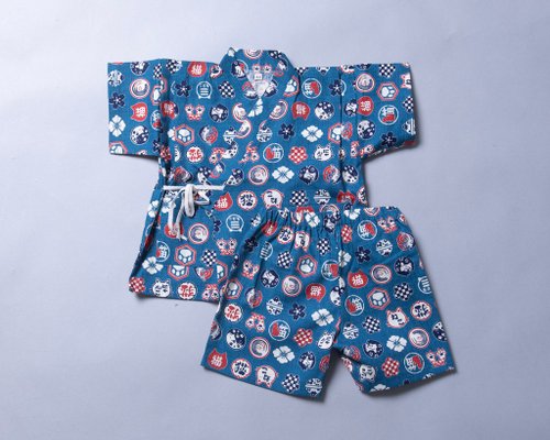 MarMarBarBar手作童衣 甚平和服-和風26 睡衣 嬰兒 包屁衣 連身褲 抓周 新生兒bb衫