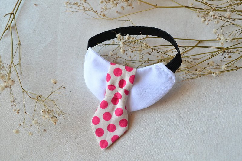 ❀NEKOZOO❀ Cat & Dog Cotton Fabric Necktie Cute Collar - ปลอกคอ - ผ้าฝ้าย/ผ้าลินิน 