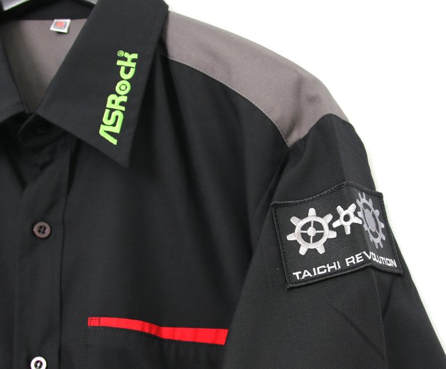 Back to Green- Classic racing shirt ASROCK r-11 /vintage shirt