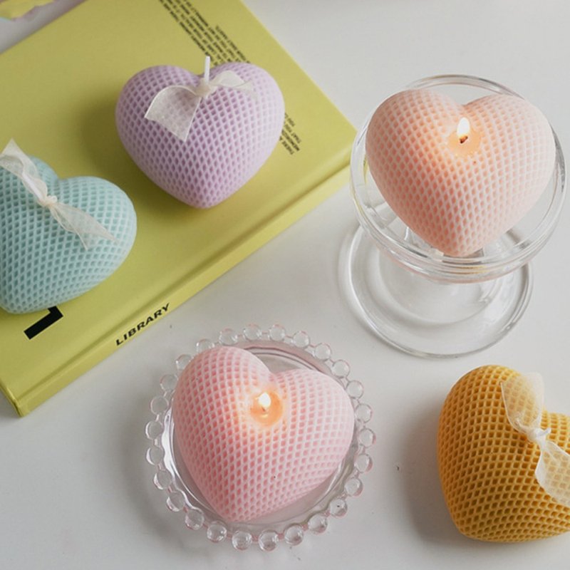 love scented candle - เทียน/เชิงเทียน - ขี้ผึ้ง 