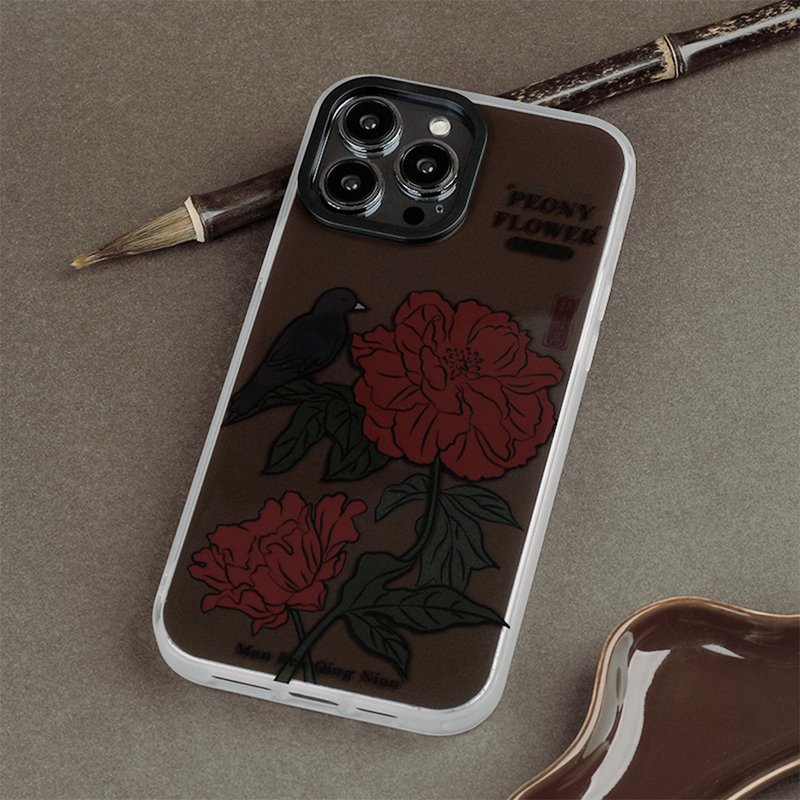 Peony iPhone Case - เคส/ซองมือถือ - วัสดุอื่นๆ 