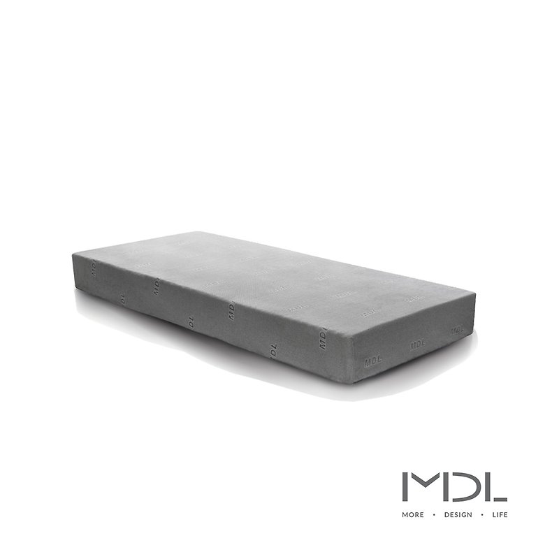 Single memory bed - Bedding - Other Materials Gray
