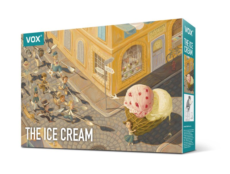 最好的情人節禮物--1000片拼圖--愛情冰淇淋 - 拼圖 - 紙 