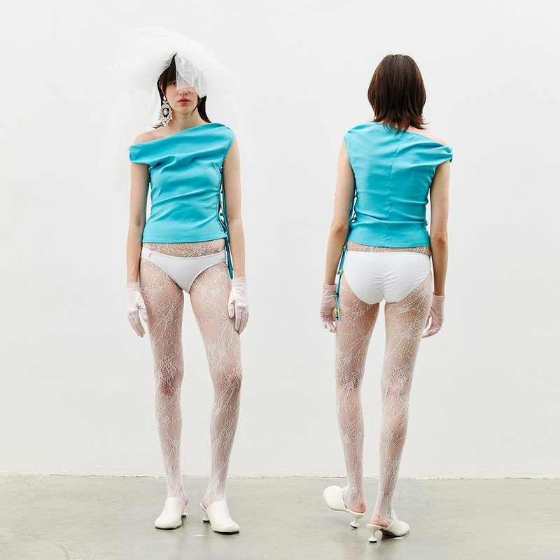 Aprilpoolday / SOPHIE OFF-SHOULDER TOP - 女上衣/長袖上衣 - 其他材質 多色