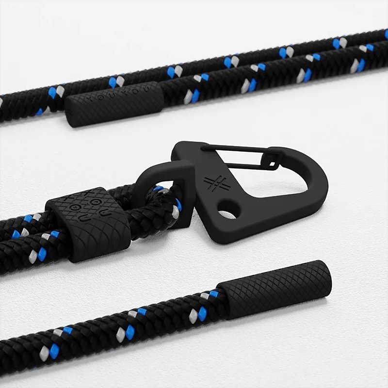 XOUXOU Phone Carabiner Rope - XX Black - Phone Accessories - Nylon Black