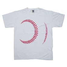 野球のボール　プリントTシャツ　ユニセックスS〜XLサイズ　Tcollector