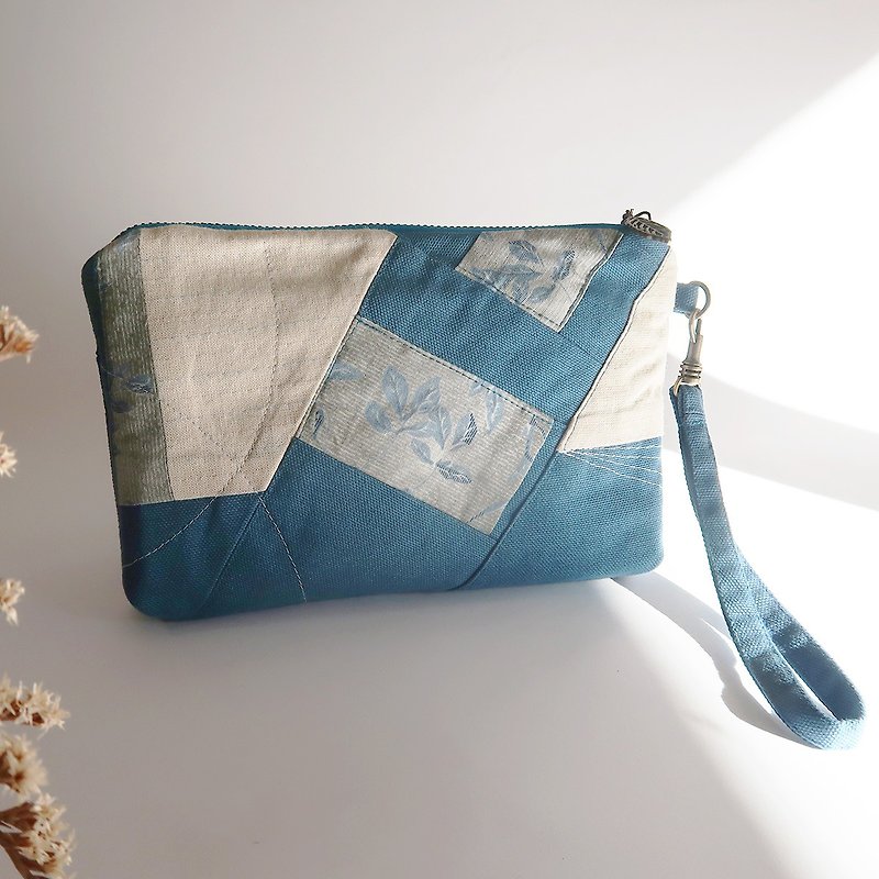 Douba design Patchwork bag - Handbags & Totes - Cotton & Hemp Blue