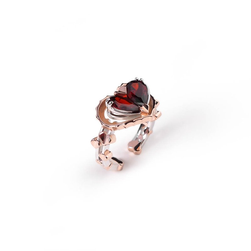Dallar Jewelry - Grand Love Song Ring - General Rings - Precious Metals Red