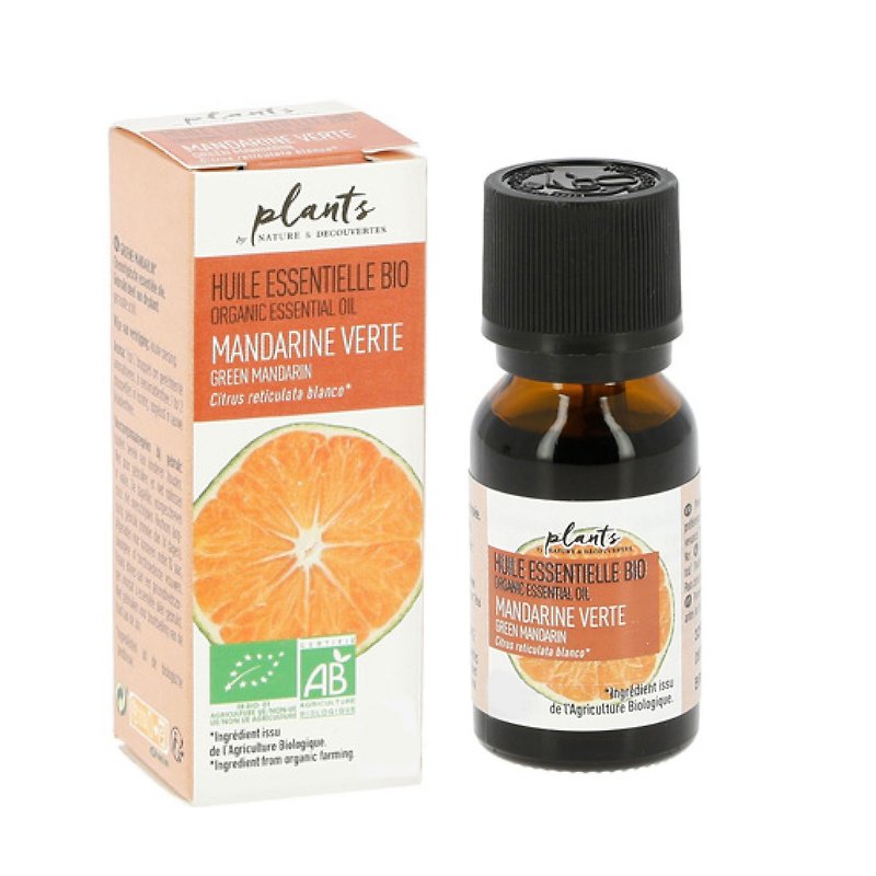 Organic Pure Natural Essential Oil - Green Mandarin 10ml - Fragrances - Plants & Flowers 
