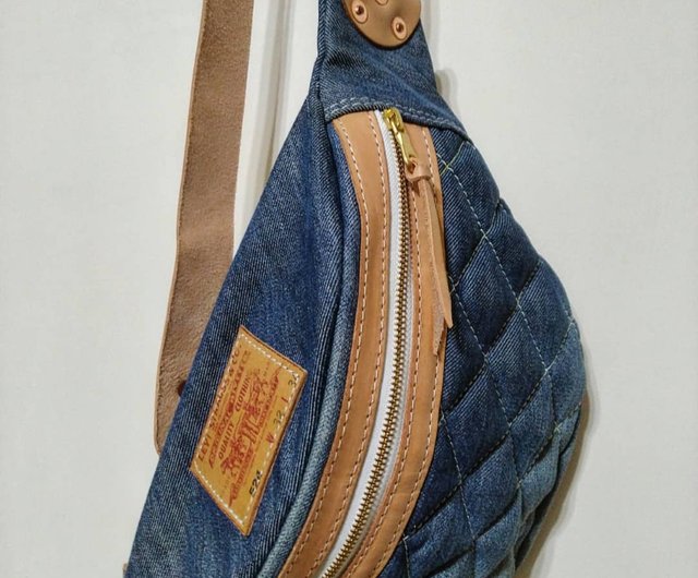 Denim Mini Backpack - Shop Je Denim Handcraft Backpacks - Pinkoi