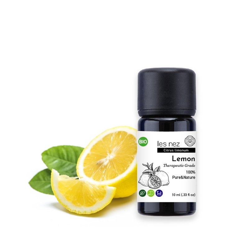 【Les nez 香鼻子】天然單方檸檬純精油 10ML - 香氛/精油/擴香 - 精油 黑色