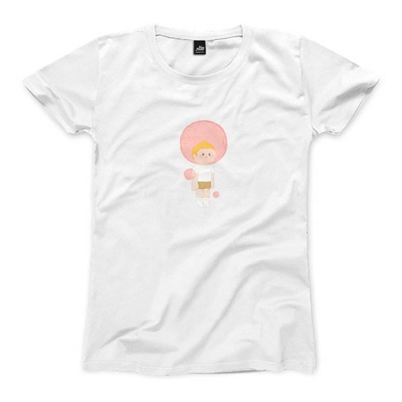 Pink Bubble - White - T-Shirt - Women's T-Shirts - Cotton & Hemp White