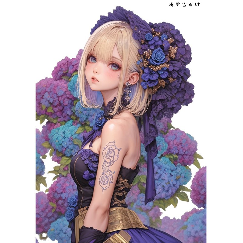 【6月中旬新作】07-096-0109 コラージュステッカー - 貼紙 - 紙 