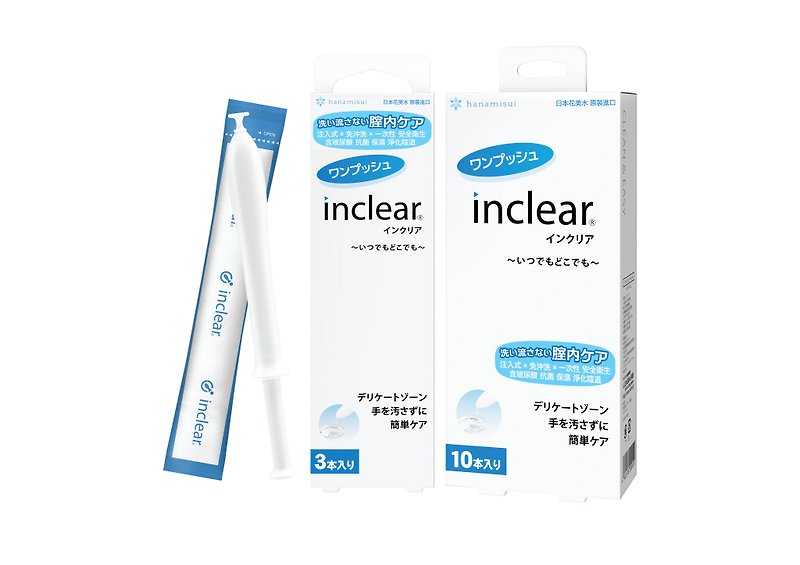 Flower beauty water inclear privacy purifying gel (10 pcs) - ผลิตภัณฑ์ดูแลจุดซ่อนเร้น - วัสดุอื่นๆ สีใส