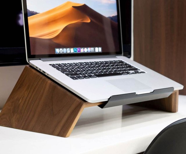 walnut laptop desk