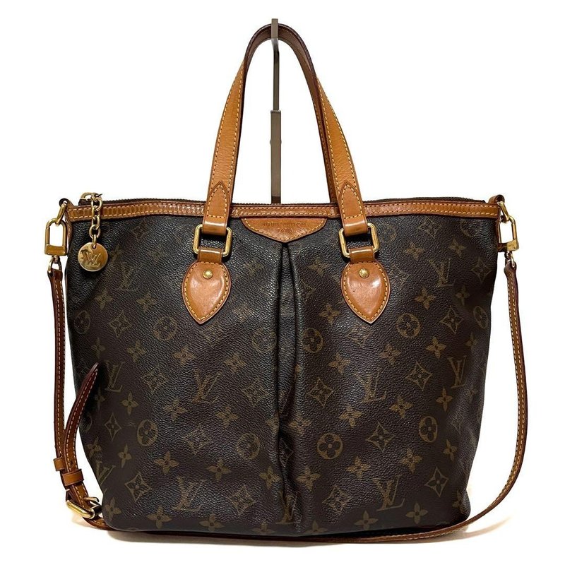 Authentic Louis Vuitton Palermo PM 2-Way Handbag Monogram M40145 Pre-owned - กระเป๋าถือ - วัสดุอื่นๆ 