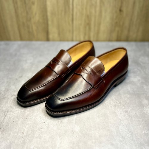 Sleek Division 固特異手工真皮義式小方楦便士樂福鞋 Goodyear Welt Penny Loafe