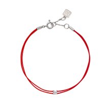 LA LIGNE ASSCHER FIL BRACELET RED PINK