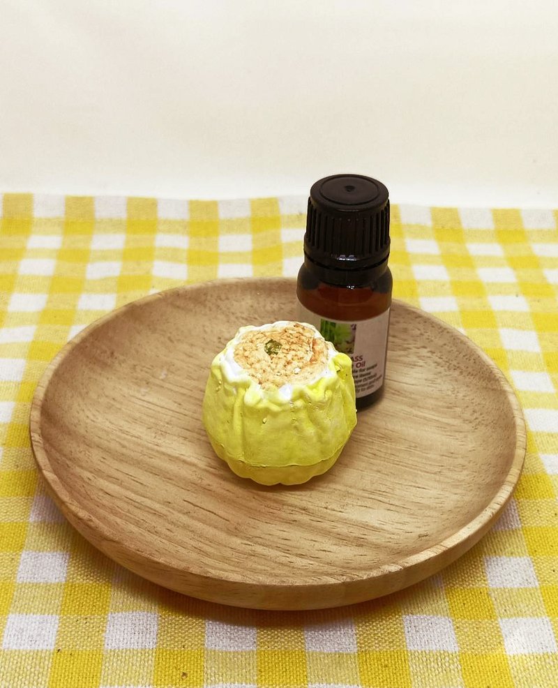 燒賣造型擴香石(送隨機香薰油5ml) - 香氛/精油/擴香 - 其他材質 黃色
