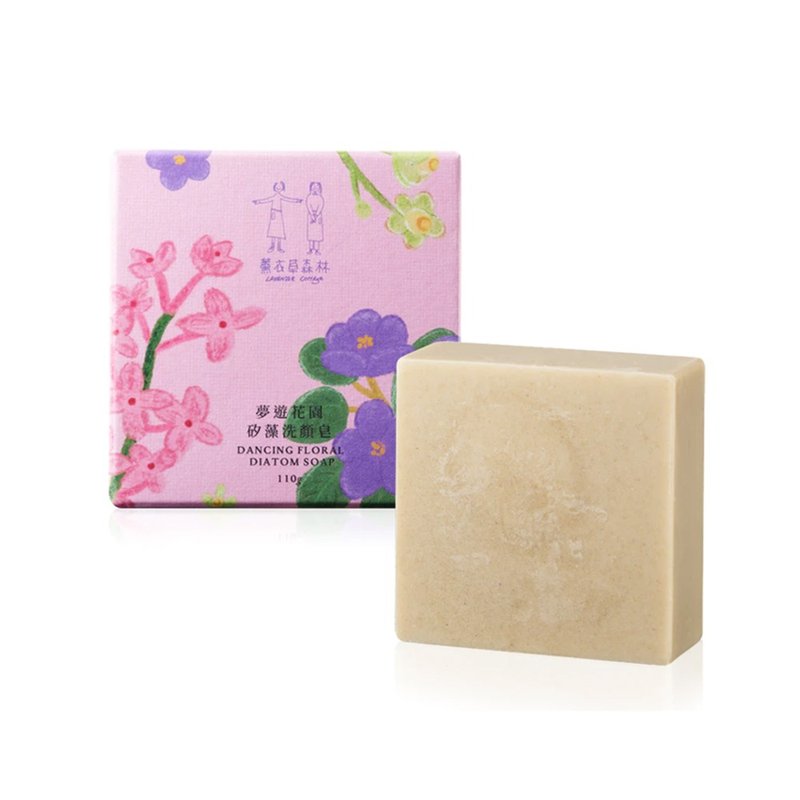 【薰衣草森林 Select】 夢遊花園 矽藻 洗顏礦物皂 110g | 潔顏皂 - 沐浴乳/沐浴用品 - 紙 