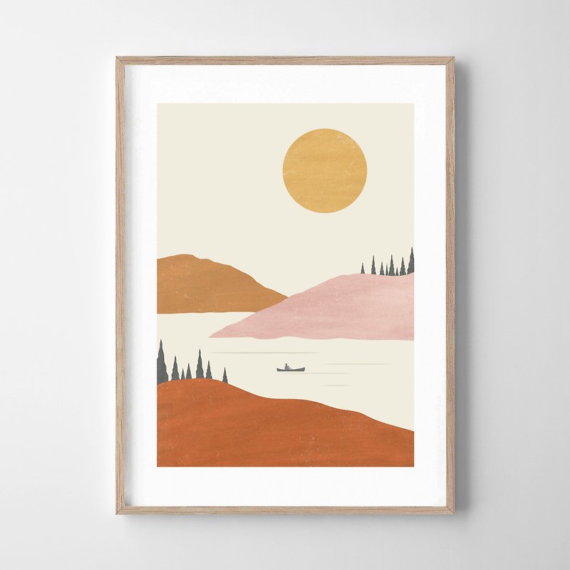 Landscape Print customizable posters - โปสเตอร์ - กระดาษ 