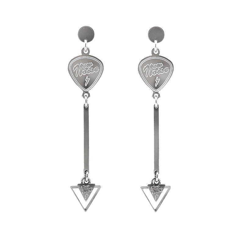 Link earrings - Earrings & Clip-ons - Other Metals Silver