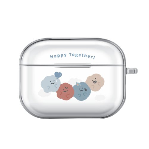 方坊 Square Studio Happy Together-AirPods1/2/3/4/Pro/Pro2 韓國連體耳機保護套