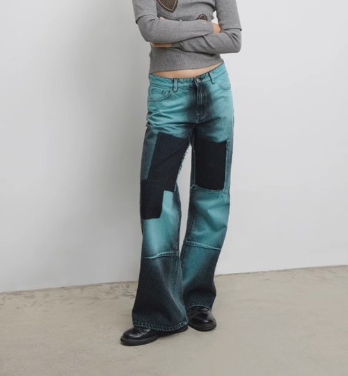 CONP: Citizen of No Place Low- Rise Bootcut Jeans 套色微喇低腰牛仔褲