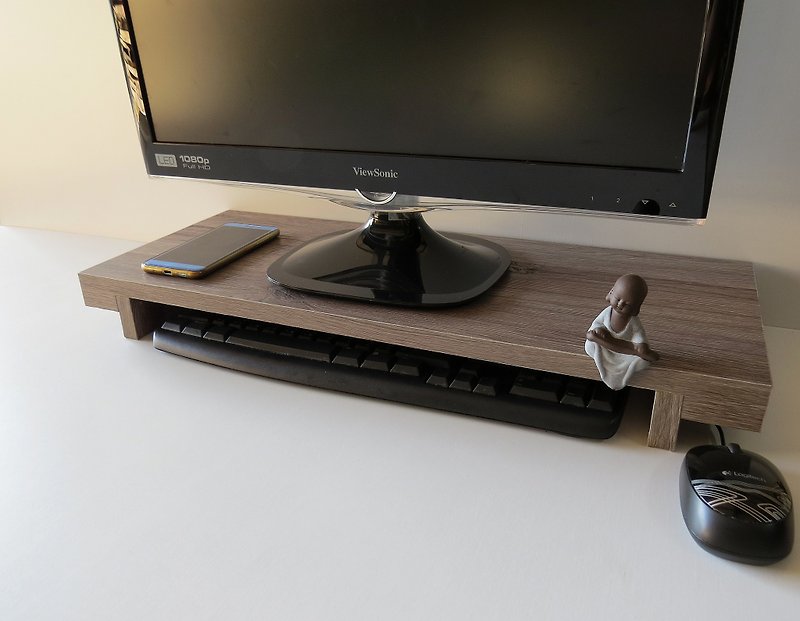 HO MOOD Wooden Series - Creative Screen Stand (2) - อุปกรณ์เสริมคอมพิวเตอร์ - ไม้ 