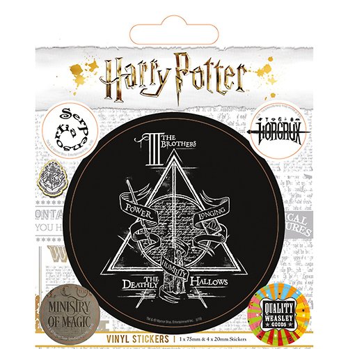 Dope 私貨 【哈利波特】死神聖物等,五款標誌- 貼紙組 Harry Potter