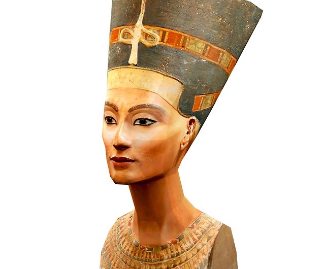 クールなBitouペーパーモデル]古代エジプトの女王ネフェルティティ