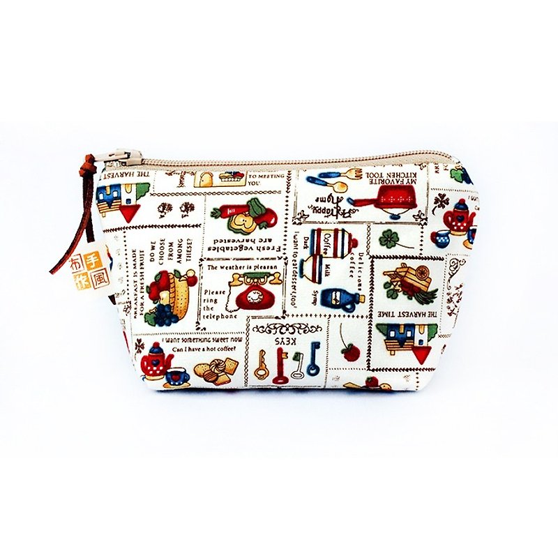Rural wind small pouch vegetables - Coin Purses - Cotton & Hemp Multicolor